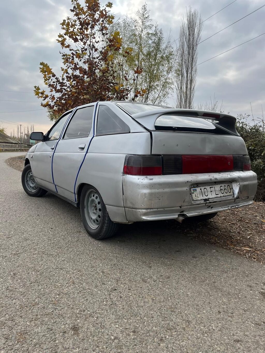 Gümüş rəngli Lada 2112 hetçbek avtomobil. Kuzov 5 qapılıdır və — Avto, Ağdam (2)