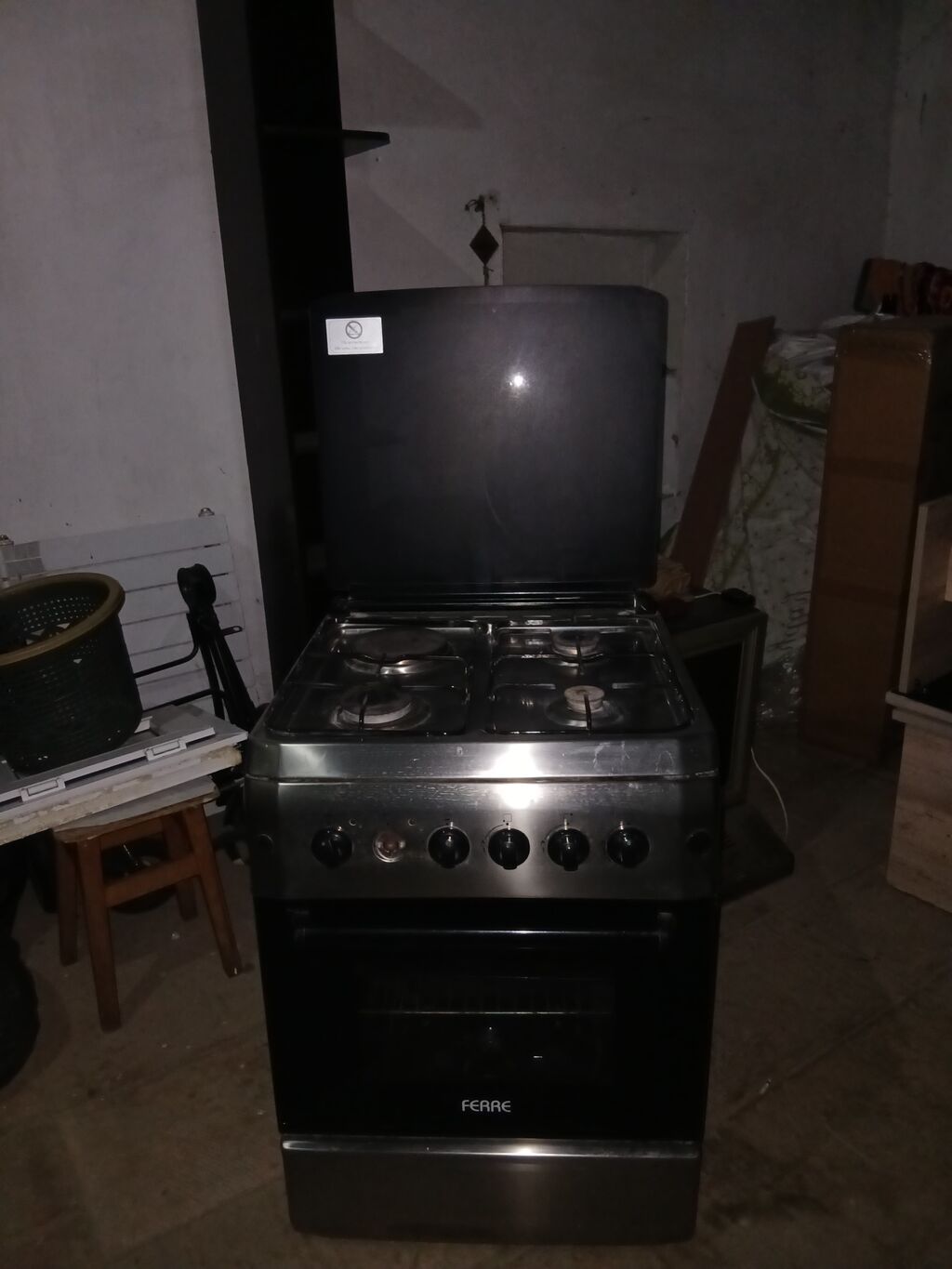 Qaz plitəsi Ayrıca dayanan, 4 gözlü, İşlənmiş — Mətbəx texnikası, Bakı (2)