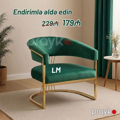 Rəngarəng kresloları✍️ Qiymət : 179₼ Yeni və bir başa depodan satış — Bakı