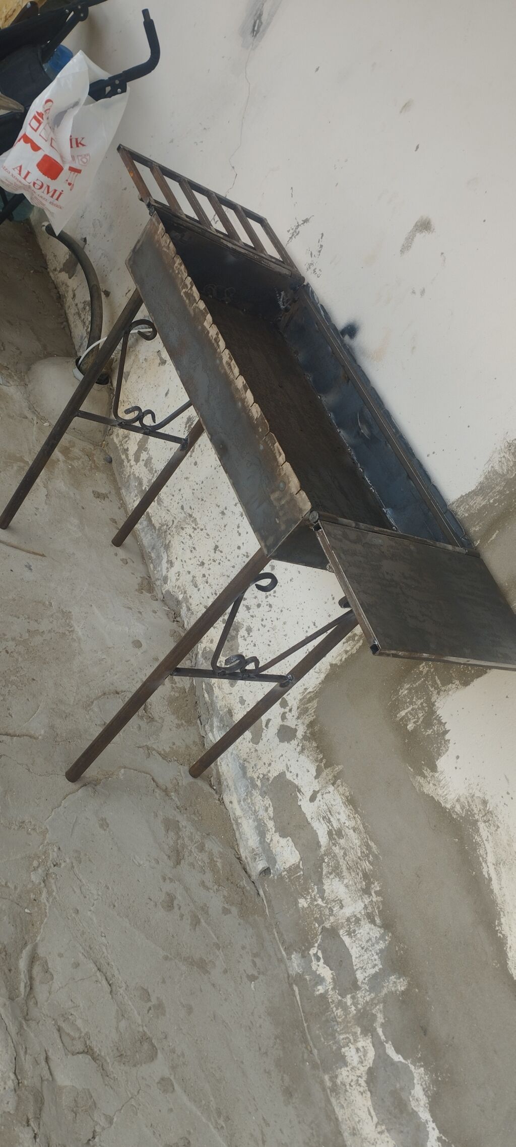 Metaldan hazırlanmış manqal/qril masası - Material: qalın gövdəli — Mallar, Digah (7)