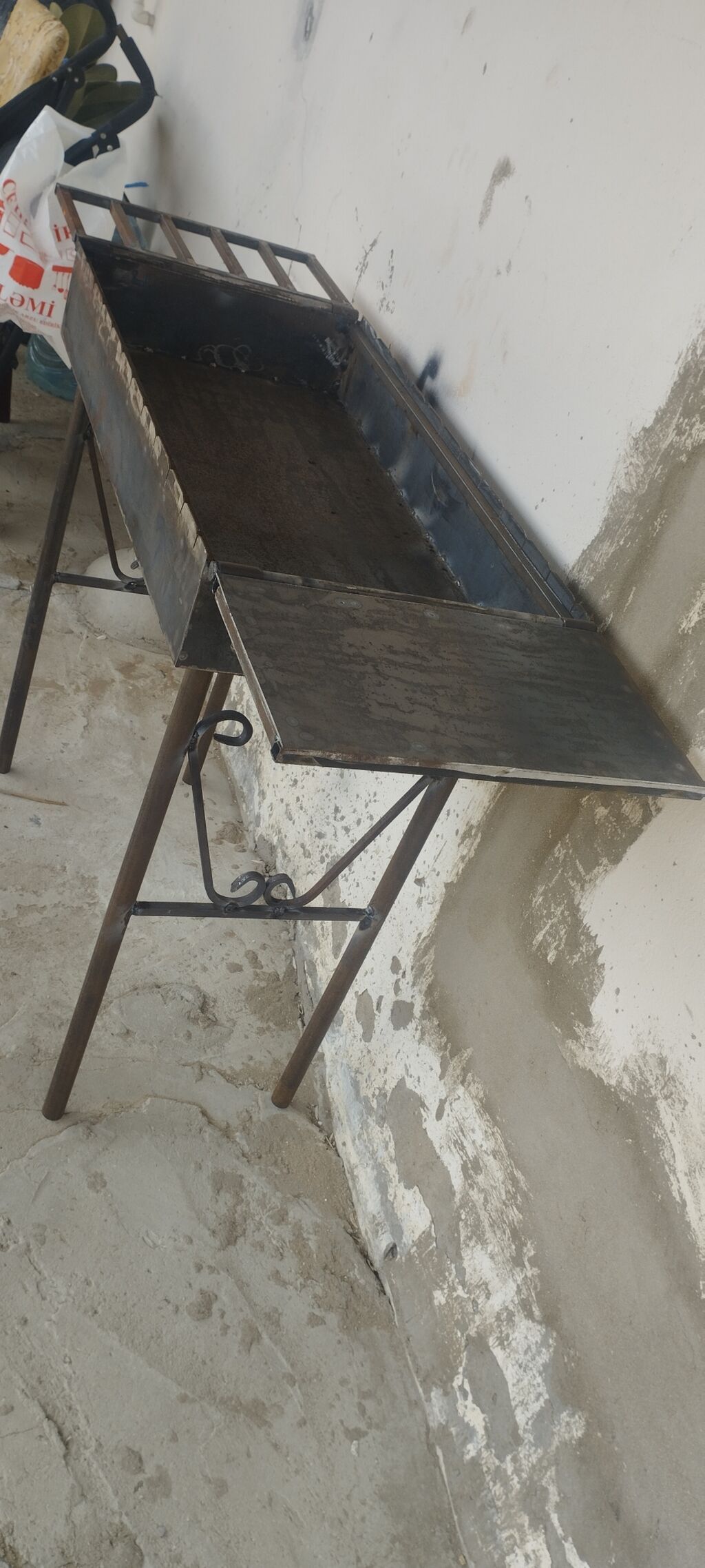 Metaldan hazırlanmış manqal/qril masası - Material: qalın gövdəli — Mallar, Digah (3)