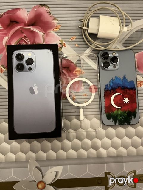 IPhone 13 Pro, 128 GB, Sierra Blue, Simsiz şarj