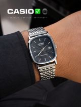 Casio Quartz qol saatı zərif və klassik dizaynı ilə gündəlik və rəsmi — Wristwatches