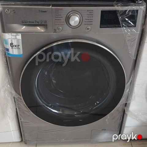 LG ön yükləməli paltaryuyan maşın. Korpus üzərində “Inverter Direct