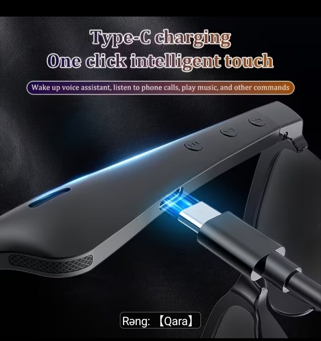 Yeni Simsiz (Bluetooth) Qulaqcıqlar, rəng - Qara — Qulaqcıqlar, Bakı (10)