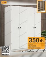 4 qapılı dolab. Ölçüləri: D 47 x H 200 x E 160 sm. Rəng seçimi — Furniture