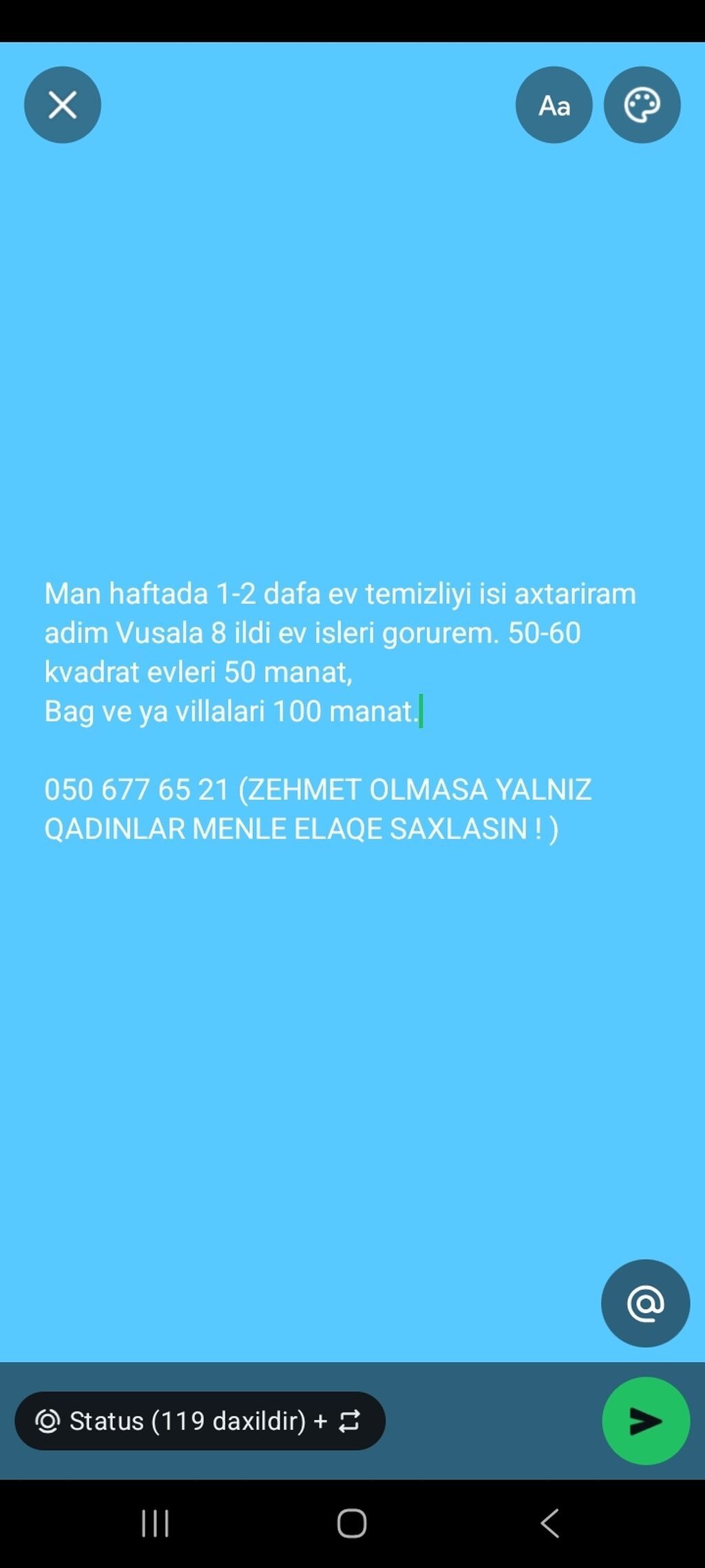 Təmizlik | Mənzillər | Ümumi təmizlik — Təmizlik, Bakı
