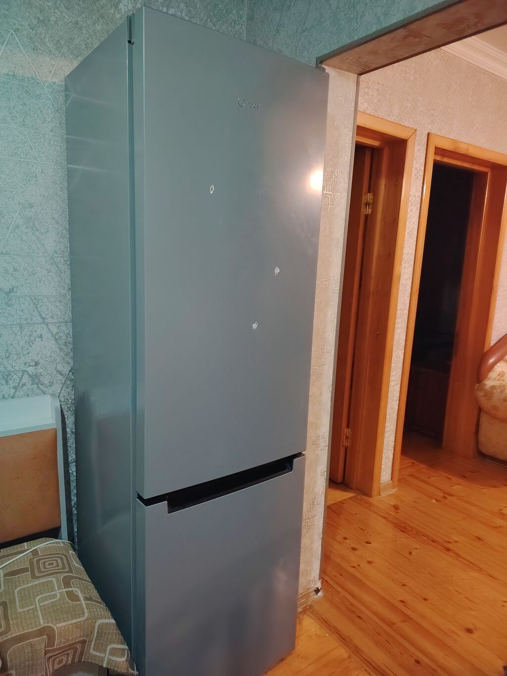 Xarab 2 qapılı Indesit Soyuducu Satılır, rəng - Gümüşü — Soyuducular, Bakı (3)