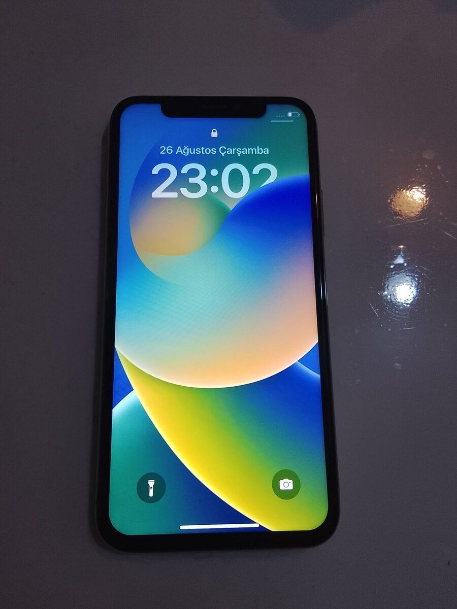 Apple iPhone X Silver 64GB/3GB — Smartfonlar, Bakı (2)