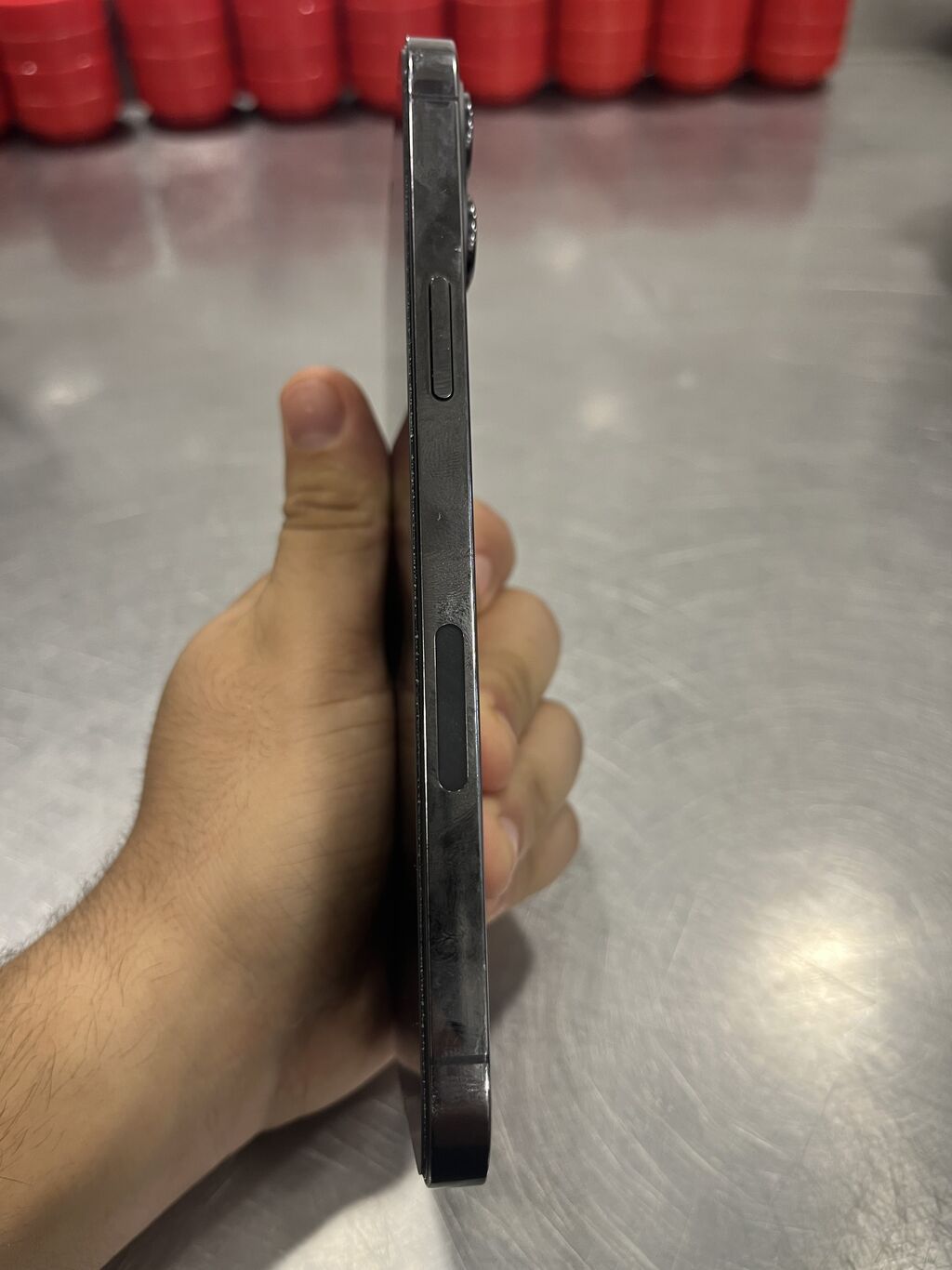 IPhone 12 Pro Max, 128 GB, Desert Titanium, Simsiz şarj, Face ID — Apple iPhone, Gəncə (9)