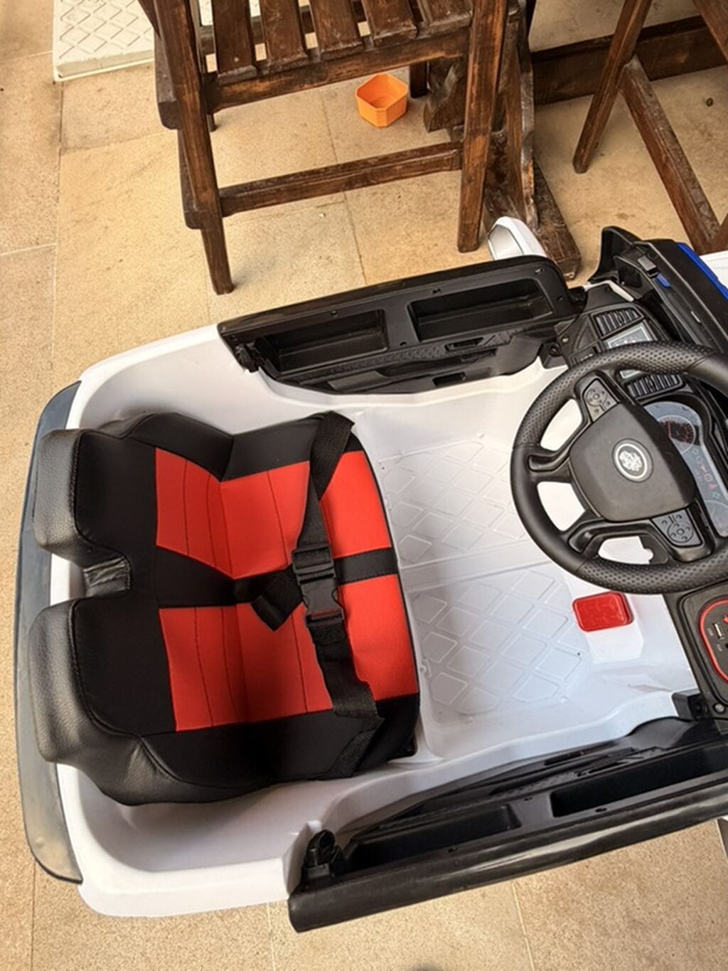Uşaq üçün elektrikli polis maşını - Model: 2 yerlik uşaq elektro-kart — Mallar, Bakı (3)