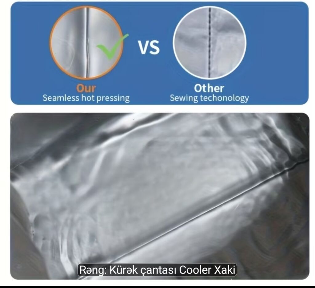 Kürək çantası – izotermal “Cooler” (xaki-mavi) Ölçülər: - Hündürlük — İdman və istirahət, Bakı (2)