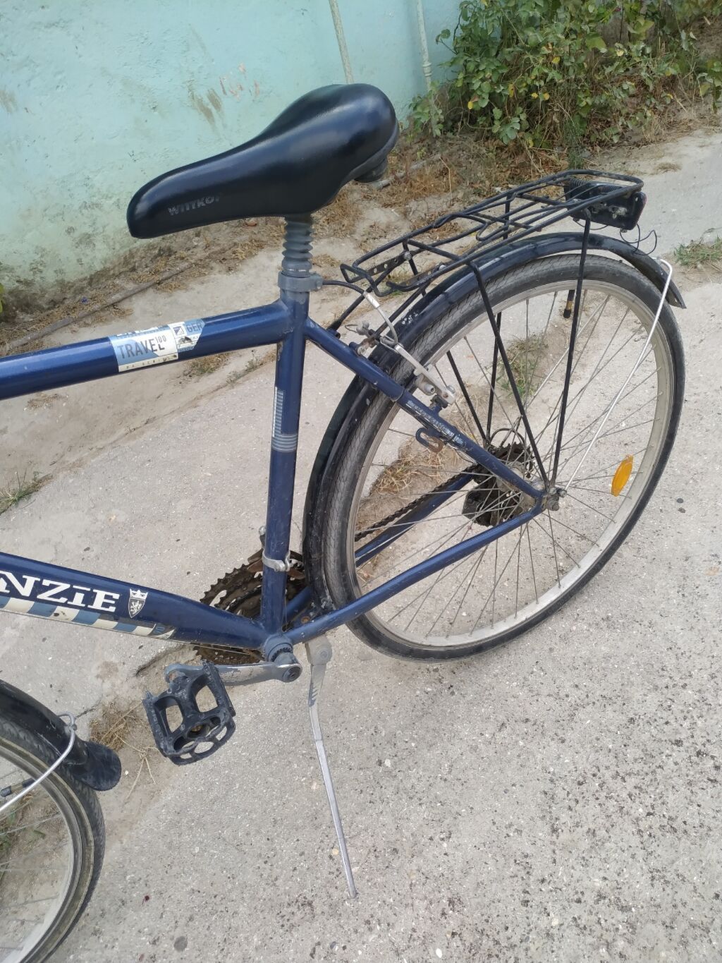 Mckenzie şəhər/tur tipli velosiped. Tünd göy rəngli çərçivəyə — Velosipedlər, Digah (6)