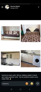 Divan kreslo dəsti satılır jurnalni ilə birlikdə 880₼. Ünvan — Furniture