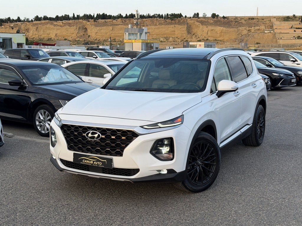 Hyundai Santa Fe, 2.0 L, 2018 il, 77 500 km — Avtomobillər, Bakı (2)