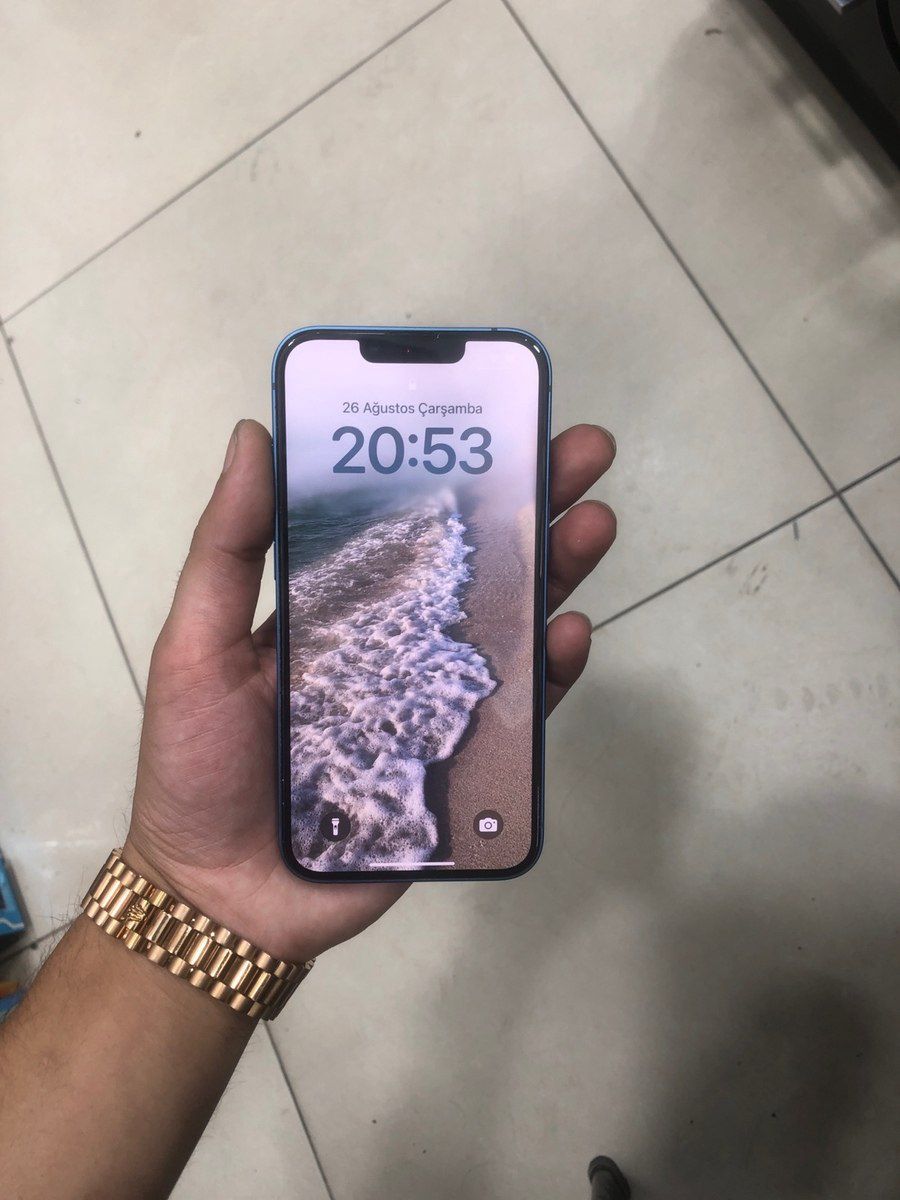 Apple iPhone 13 Blue 128GB/4GB — Smartfonlar, Bakı (3)
