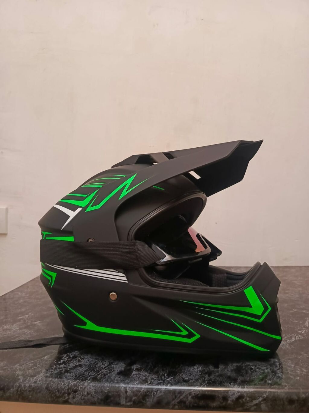 Motokros/enduro üslubunda tam üzlü kask – SPARK TIKI dizaynı - — Avto, Bakı (6)