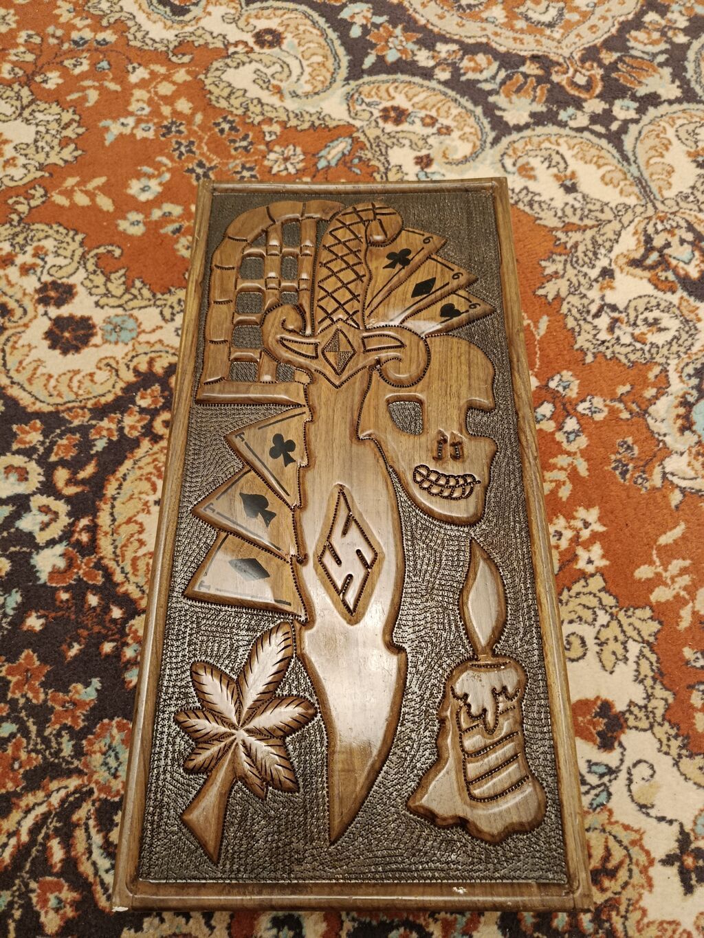 Əl işı – taxta nərd (backgammon) dəsti - Material: tam ağac (bərk — İdman və istirahət, Bakı (2)