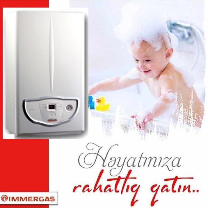 Kombi Immergas Mini Eolo 28 kw — Kombilər, Bakı (6)
