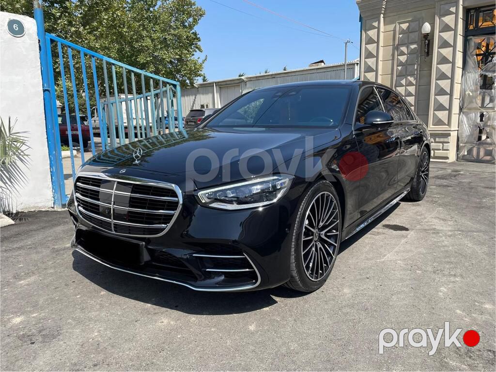 Mercedes S 500 4MATIC, 3.0 L, 2022 il, 39 000 km — Avtomobillər, Bakı (3)