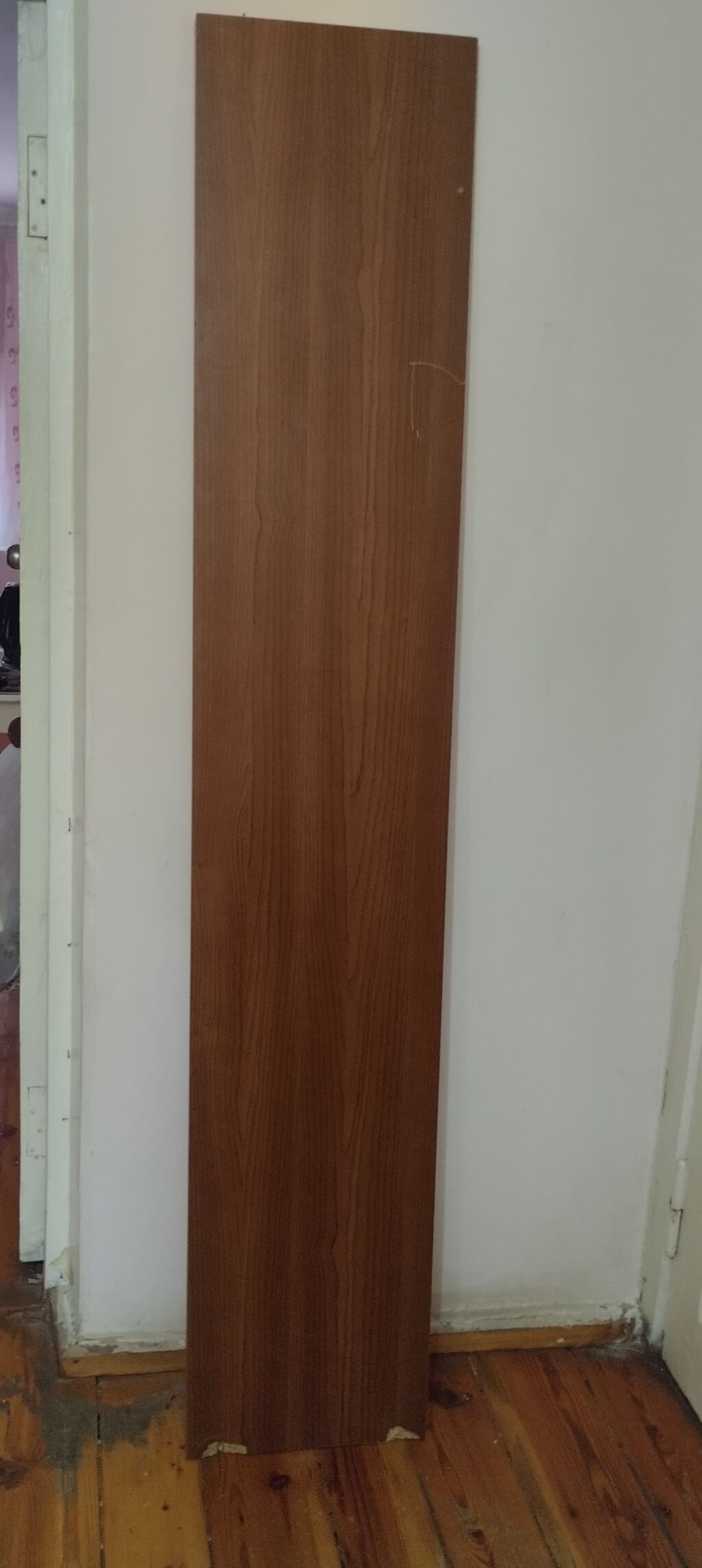MDF taxta panel – qoz rəngli - Material: MDF, dekorativ qoz — Mallar, Bakı (3)