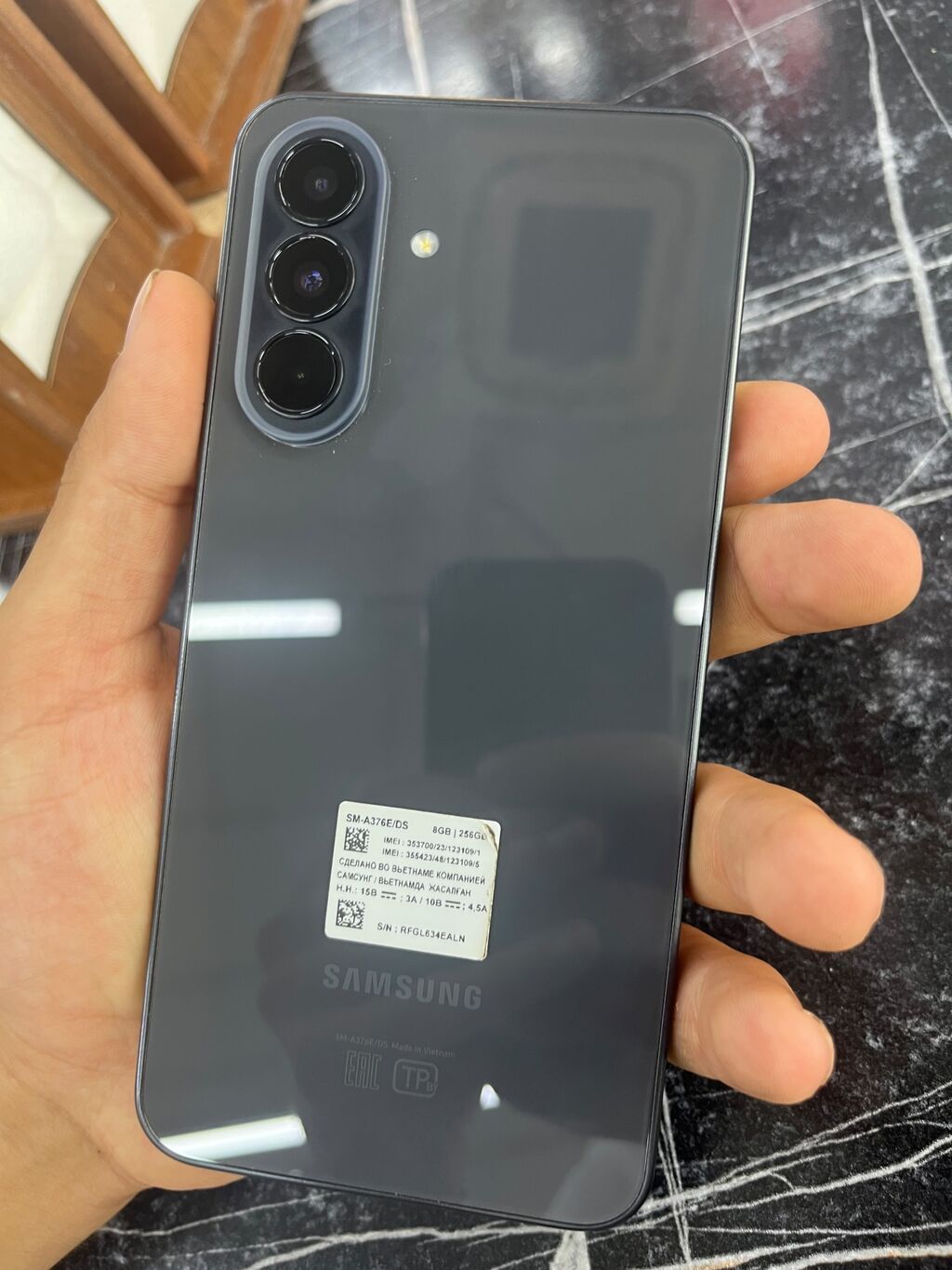 Samsung 256 GB, rəng - Boz, İki sim kartlı — Samsung, Quba (3)