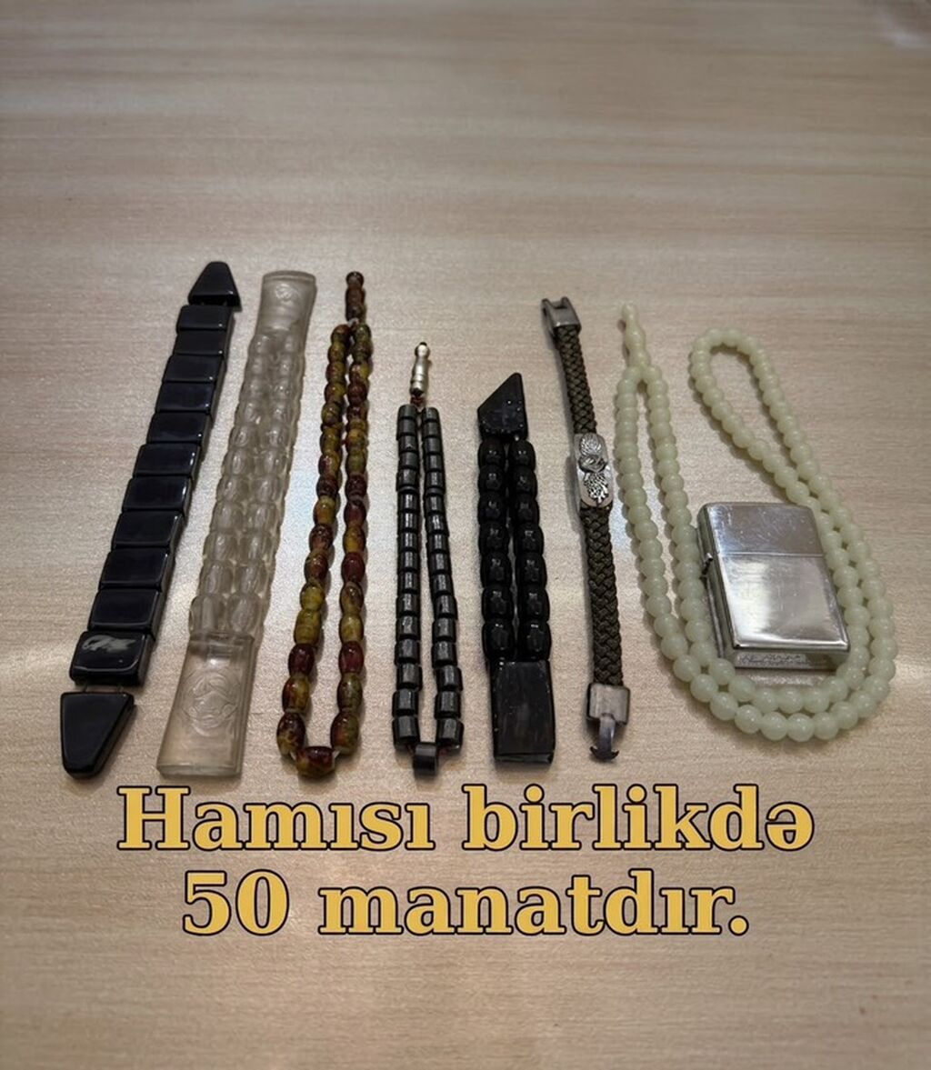 Kolleksiya həvəskarları üçün gözəl təklif. 6 fərqli növ təsbeh, 1 — Aksesuarlar, Masazır