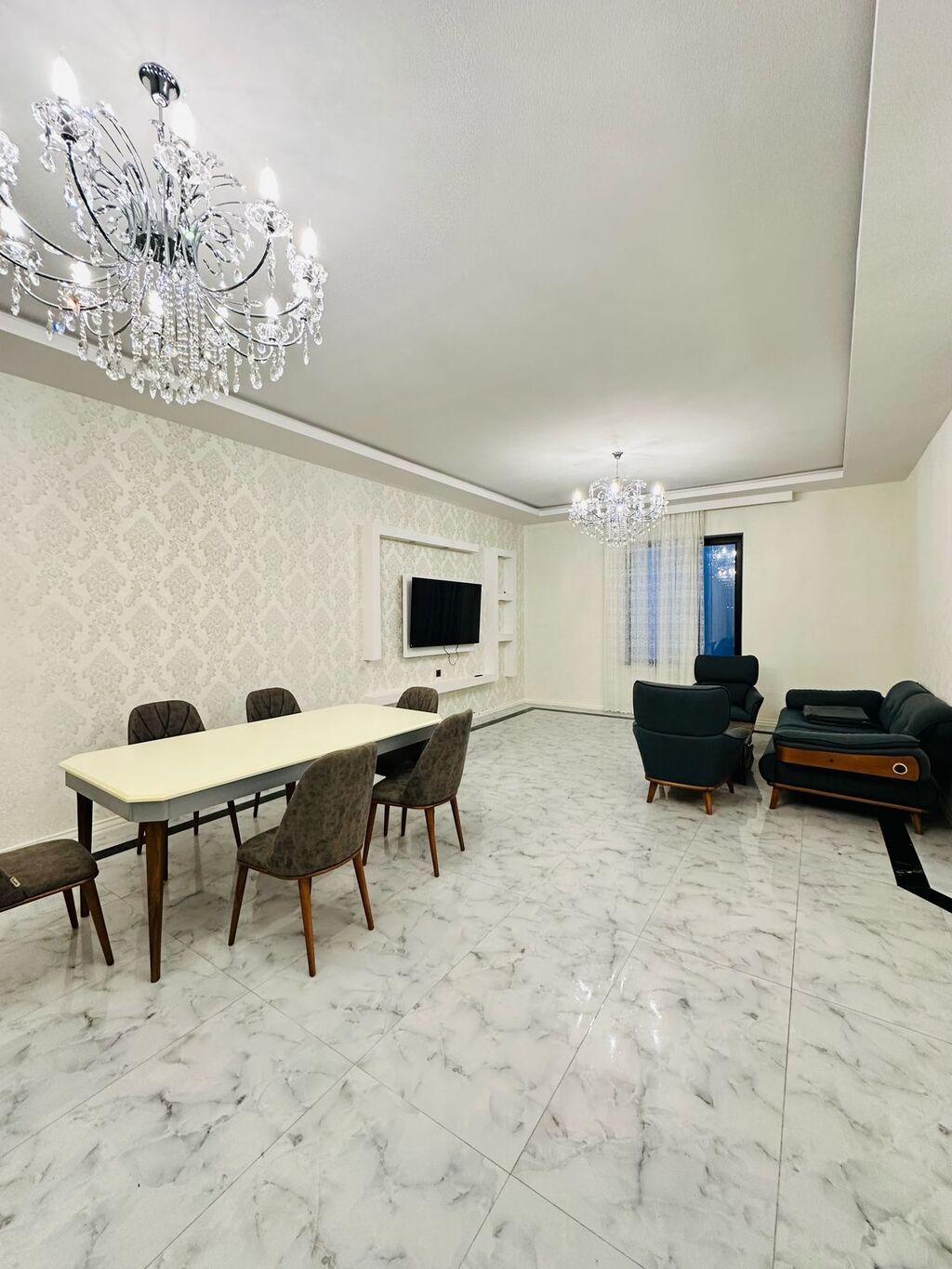 Mebel və texnika ilə təchiz olunmuş geniş mənzil/interyer təqdim — Daşınmaz əmlak, İsmayıllı (4)