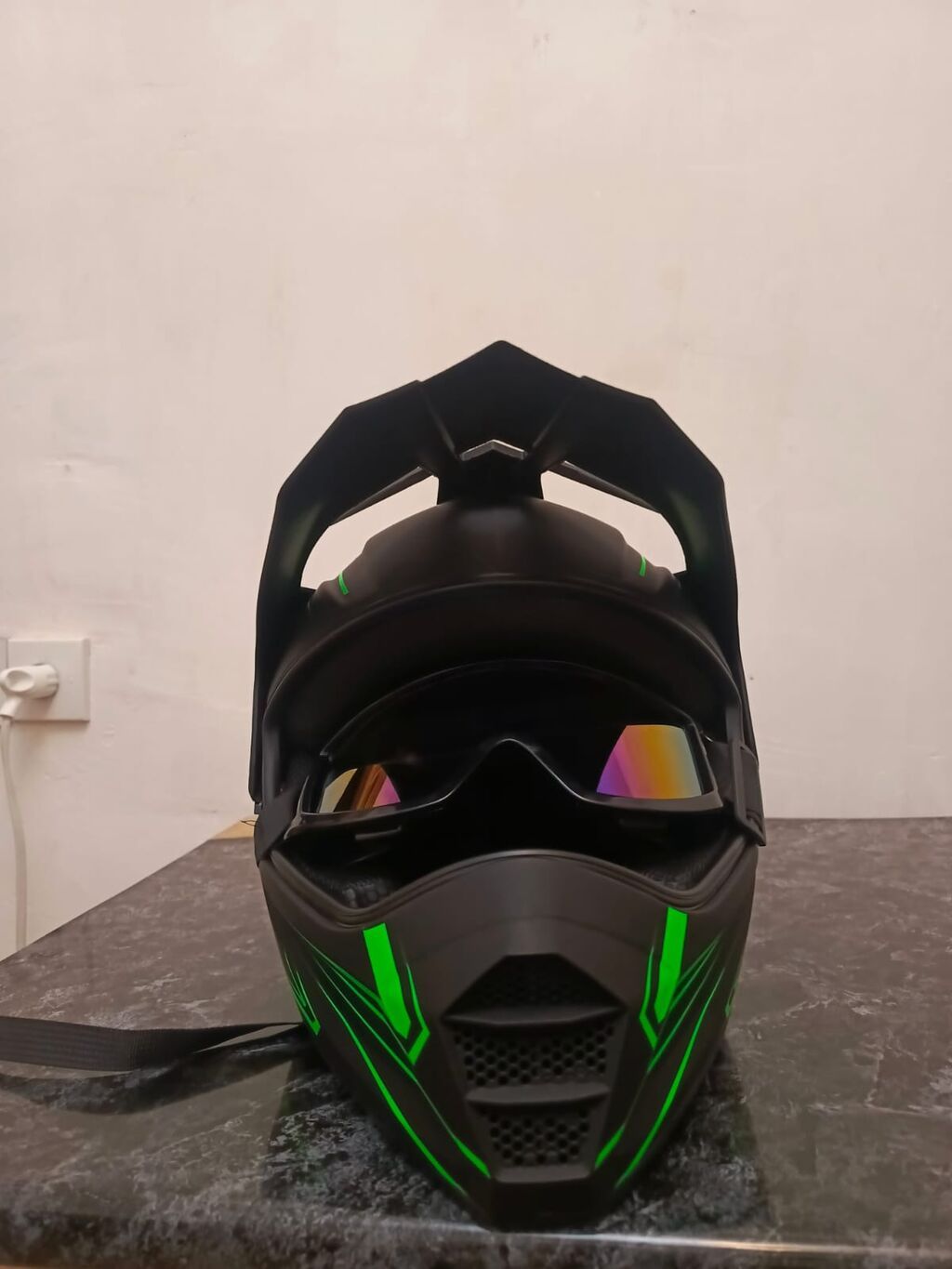 Motokros/enduro üslubunda tam üzlü kask – SPARK TIKI dizaynı - — Avto, Bakı (7)