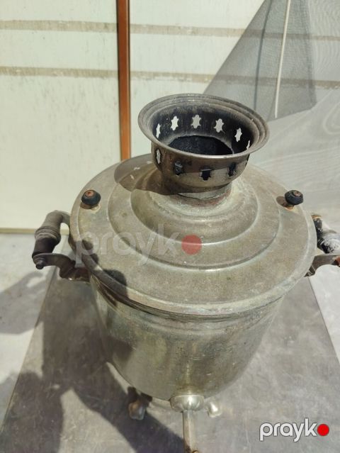 Klassik kömür/sobayaq İstilikli Samovar - Material: metal korpus — Bakı