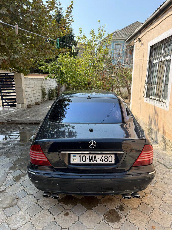 Mercedes S 320, 3.2 L, 1999 il, 240 000 km — Avtomobillər, Bakı (2)