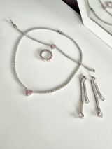 Dəst pandora. 15 azn satılır. Sırğa, üzük, sep və qolbaq. Qaralmır — Электроника