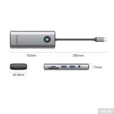 🔥 ORICO PW11-8PM-GY-EP – 8-in-1 USB-C HUB, Gigabit LAN, HDMI 4K, SD/TF — Comprador — Electronics