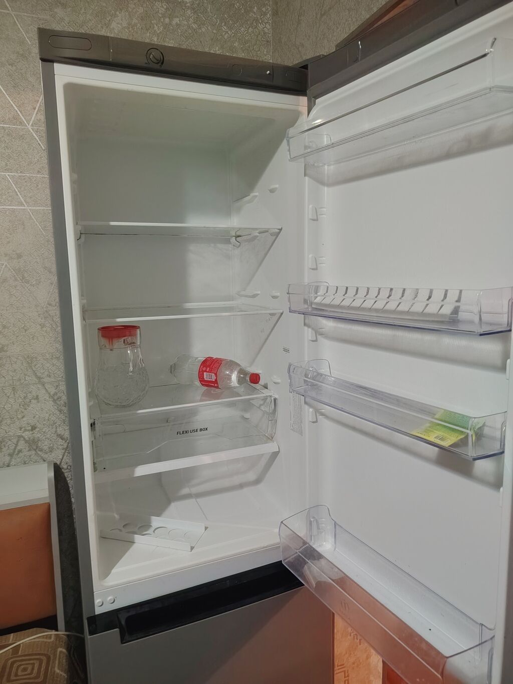 Xarab 2 qapılı Indesit Soyuducu Satılır, rəng - Gümüşü — Soyuducular, Bakı (2)