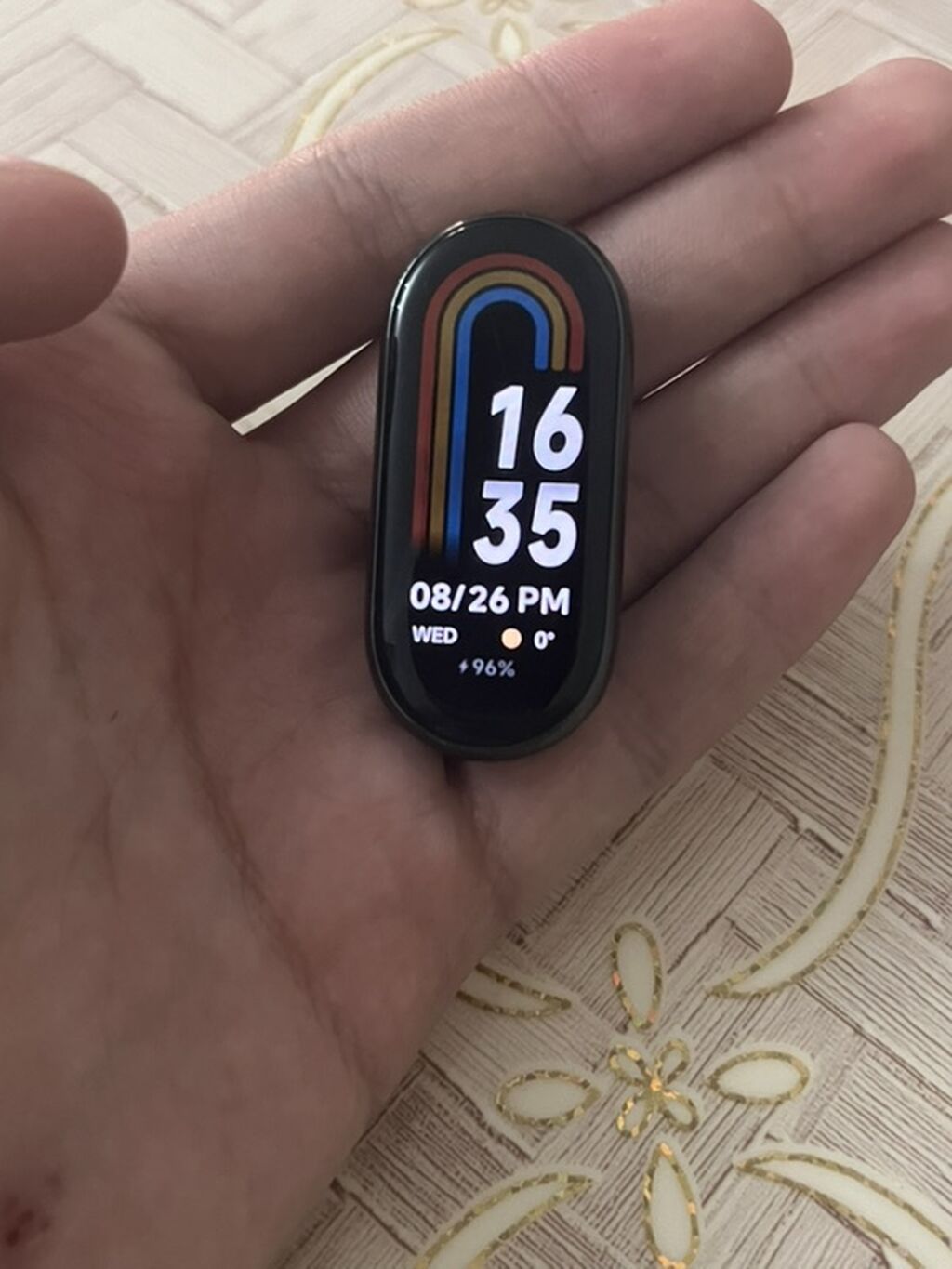 Qara rəngli Xiaomi smart band fitness qolbağı. Məhsulun görünən — Aksesuarlar, Bakı (4)