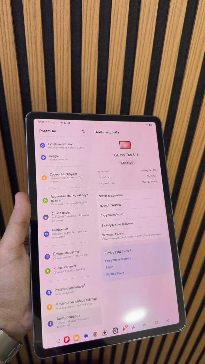 Samsung Galaxy Tab S11 Gray 256GB — Elektronika, Bakı (3)
