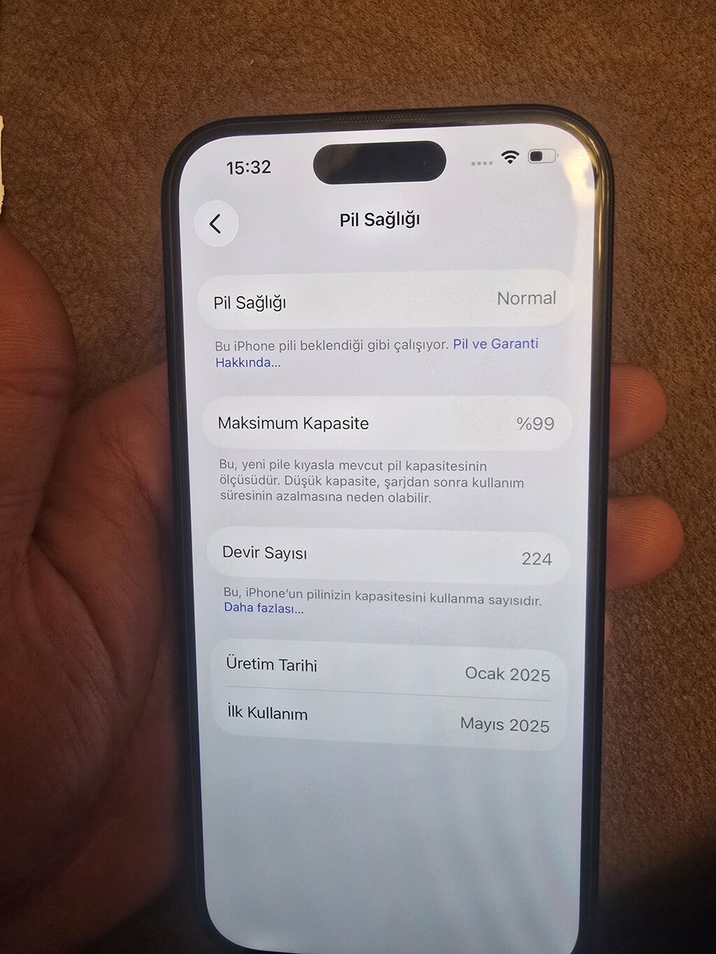 IPhone 15, 128 GB, Qara, Face ID — Apple iPhone, Bakı (5)