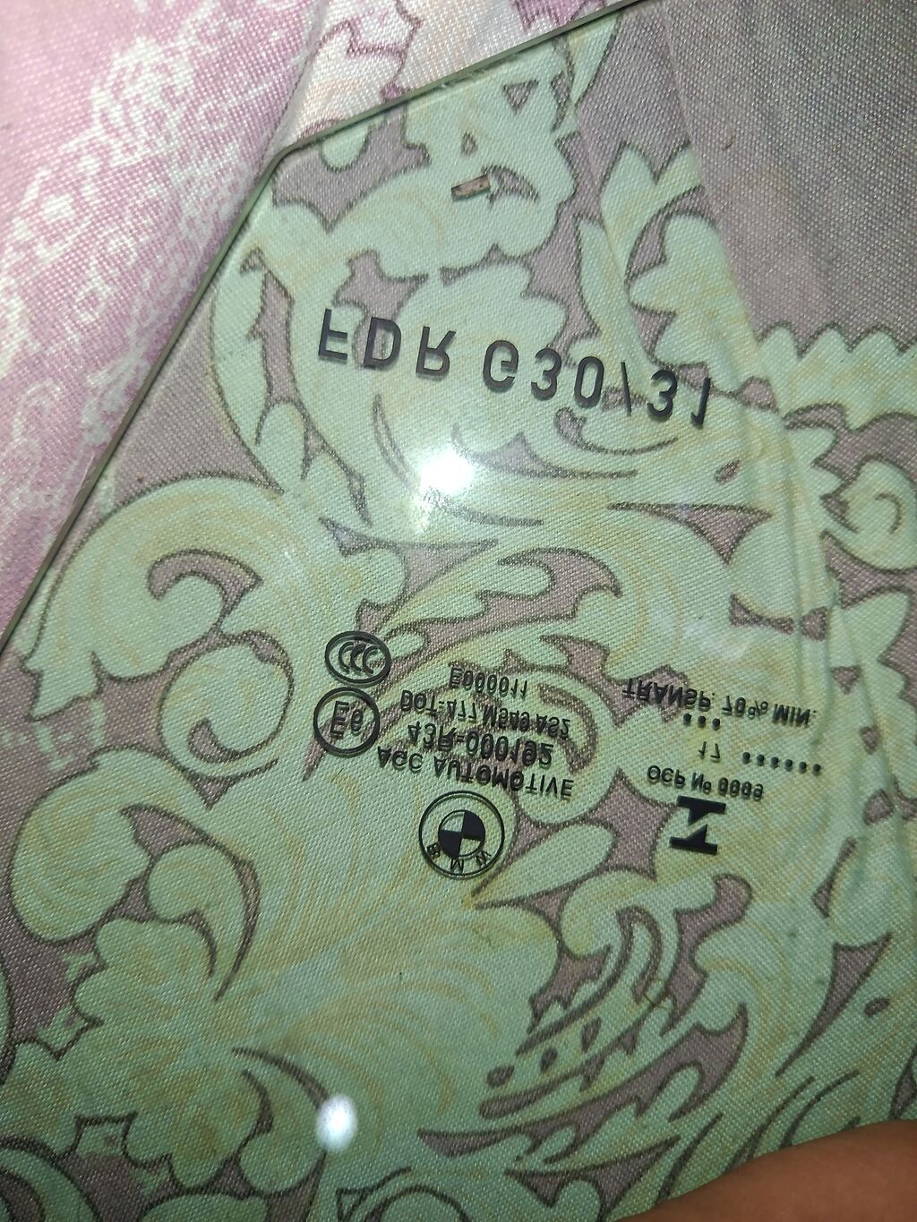 Avtomobil yan şüşəsi - Material: Bərkidilmiş (temperli) avtomob — Ehtiyat hissələri, Digah (10)
