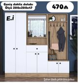 Geniş dəhliz dolabı Ölçü: 200×200×47 sm - Açar, aksesuar və dekor — Mallar