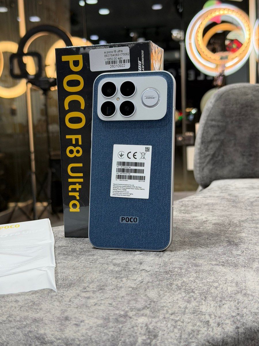 Xiaomi Poco F8 Ultra Denim Blue 512GB/16GB — Smartfonlar, Bakı