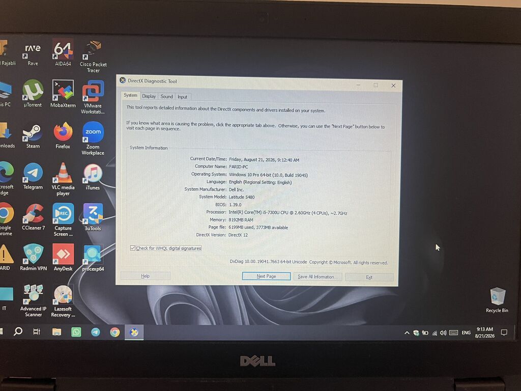 İşlənmiş Dell Latitude, 14 ", Intel Core i5, 512 GB, Ünvandan götürmə, Ödənişli çatdırılma — Dell, Qobu (3)