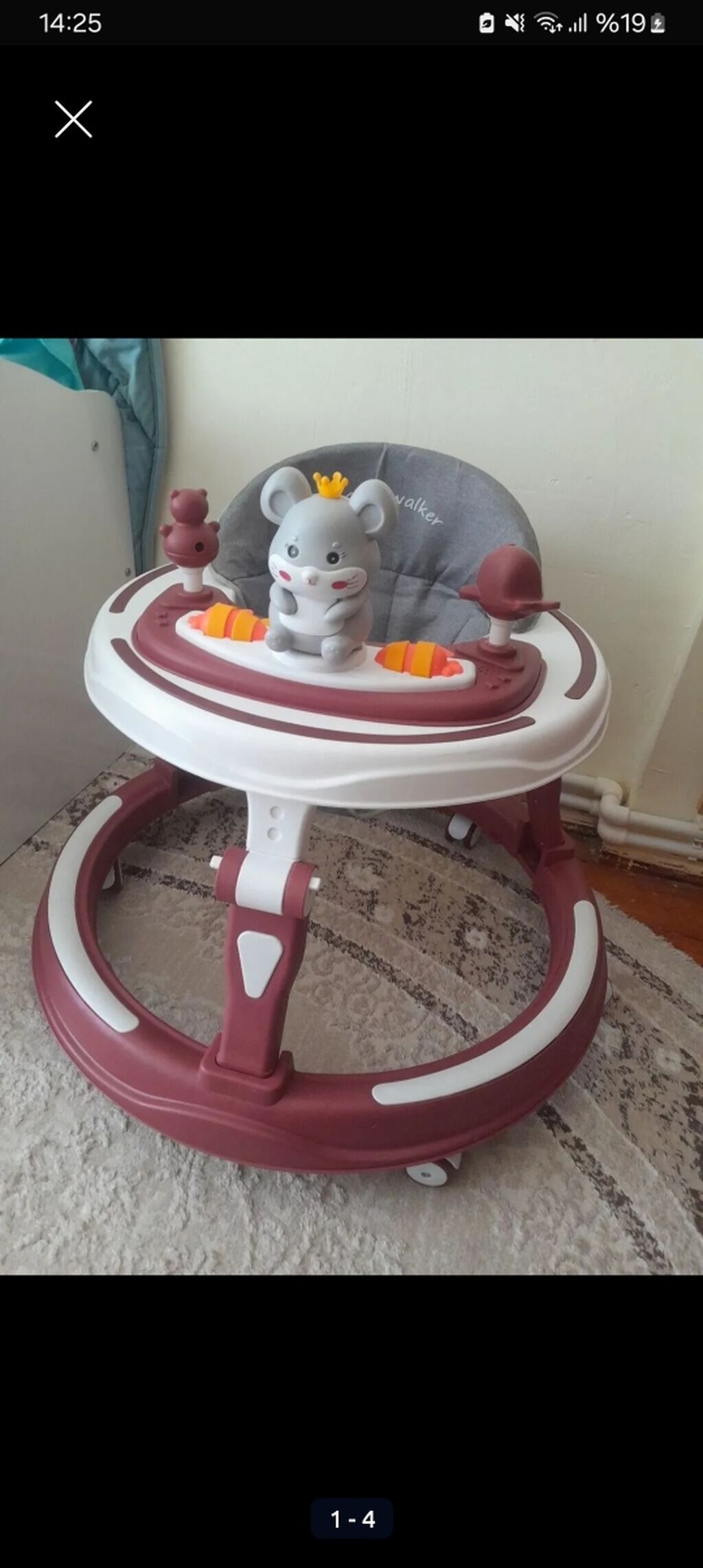 Baby walker firmasınındır. cəmi 1 ay işlənib təp təzədir. işıqları və — Mebel, Digah (3)