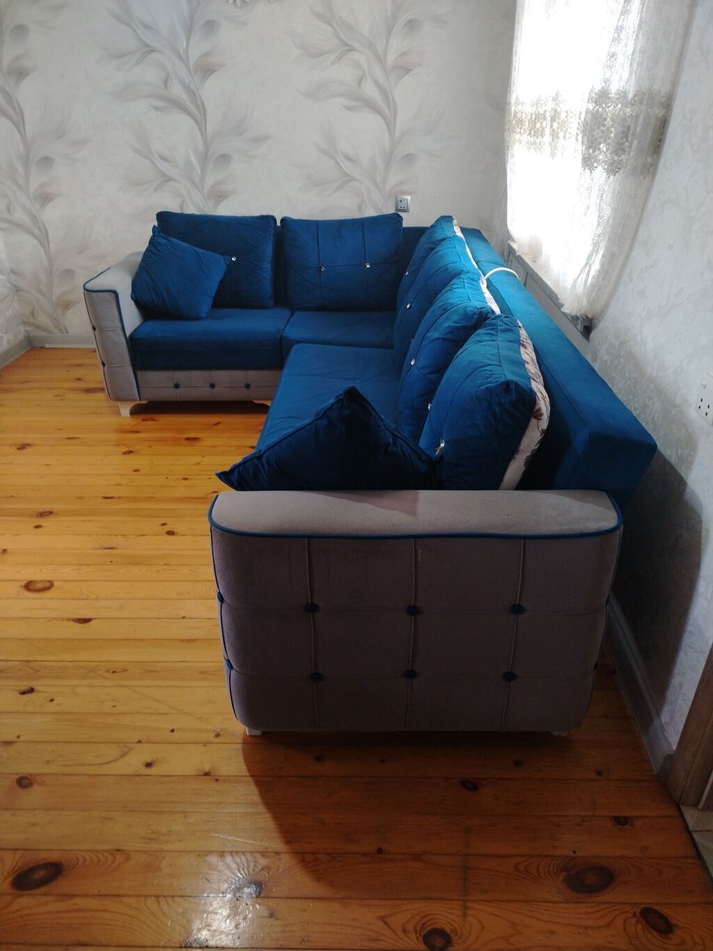 Künc divan, İşlənmiş, Parça — Mebel, Digah (2)