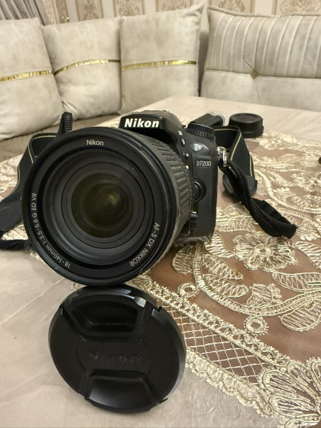 Nikon D7200 fotoaparat, AF-S DX NIKKOR 18-140mm 1:3.5-5.6G ED VR — Elektronika, Bakı (4)