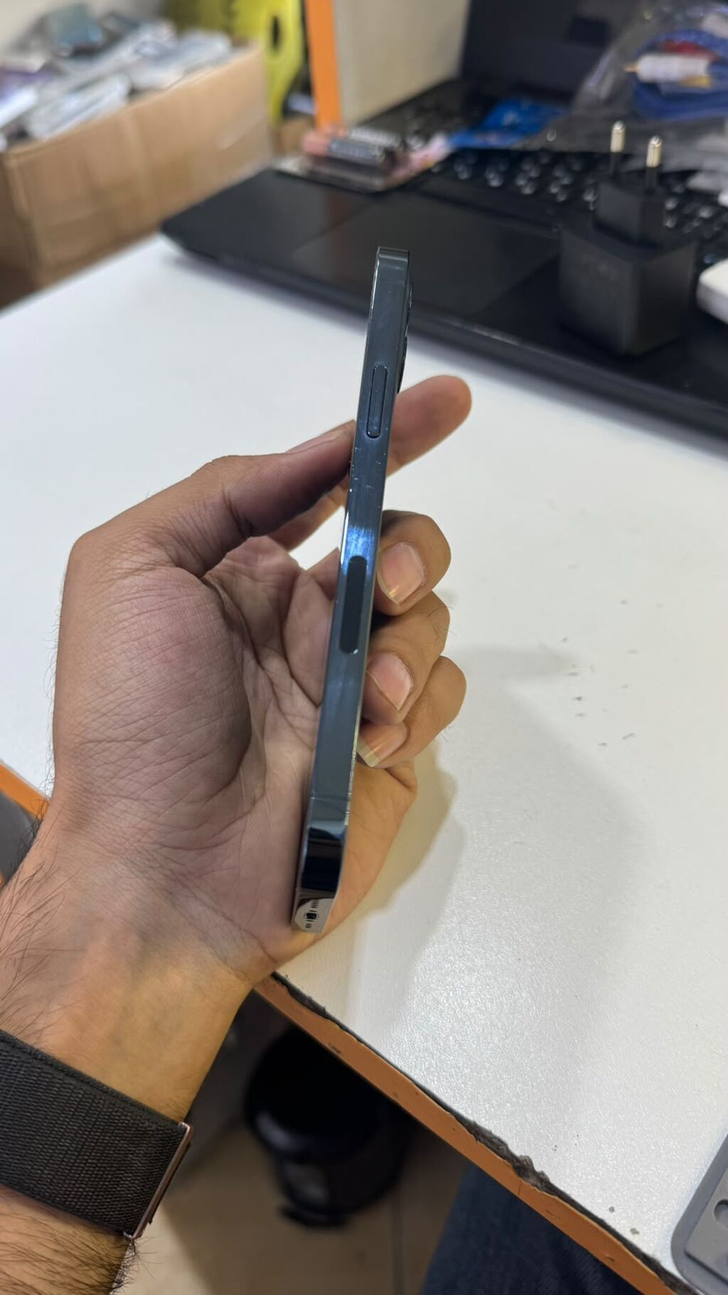 IPhone 12 Pro, 256 GB, Pacific Blue, Barmaq izi, Simsiz şarj, Face ID — Apple iPhone, Bakı (3)