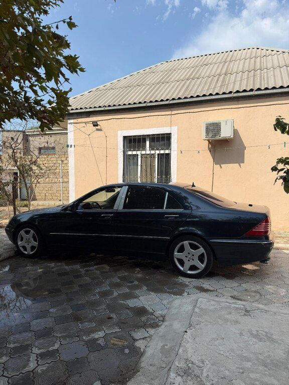 Mercedes S 320, 3.2 L, 1999 il, 240 000 km — Avtomobillər, Bakı (6)