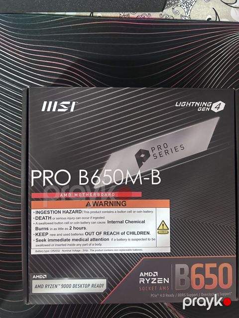 Ana Platası MSI B650M-B, Yeni — Qobu