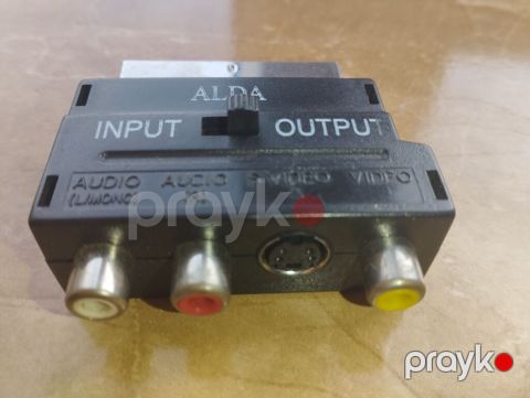 SCART AV RCA svideo adapteri / keçid çeviricisi Televizor, DVD — Lənkəran