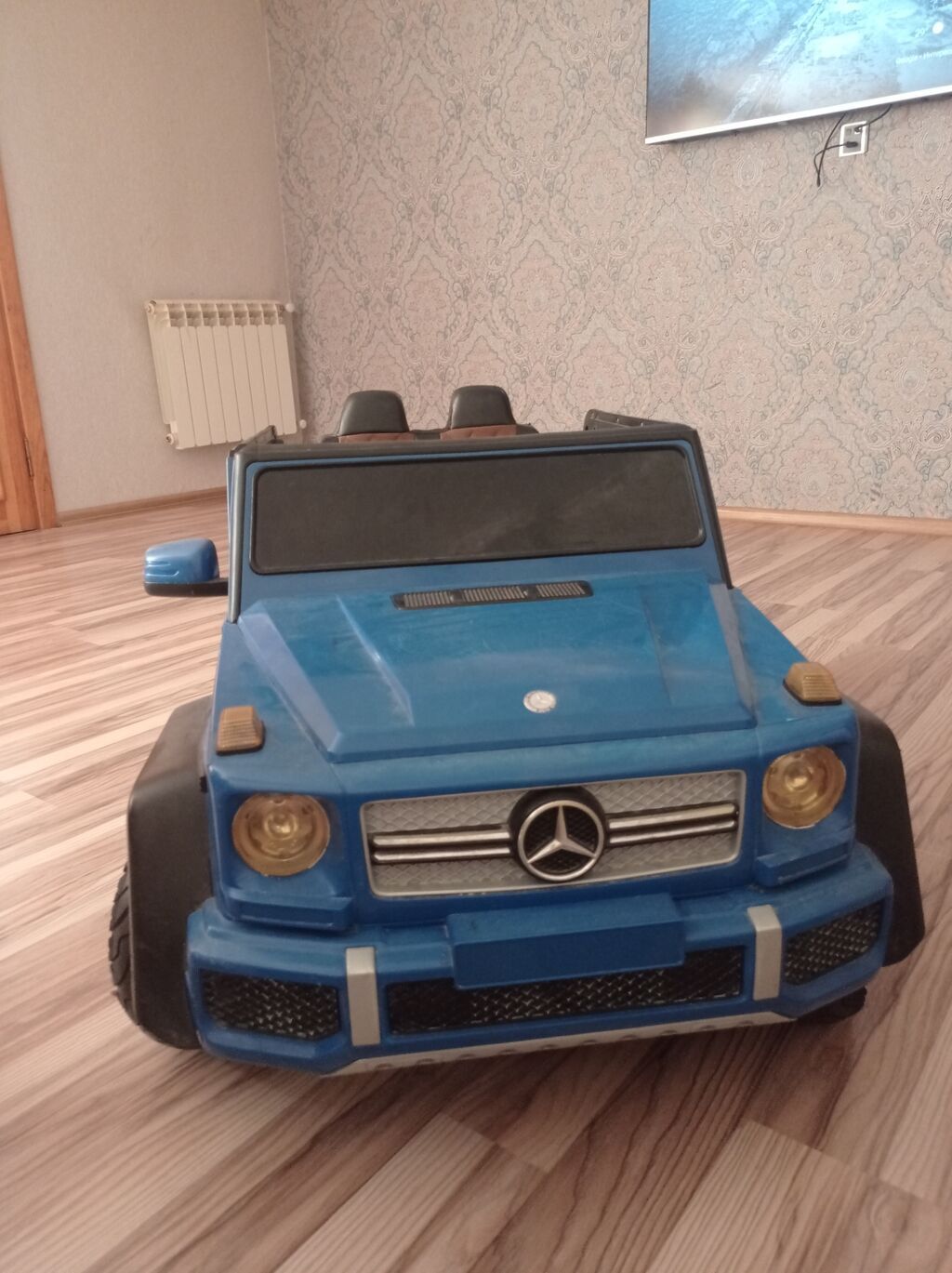 Uşaqlar üçün akkumulyatorlu mini avtomobil, Mercedes G-Class üslubunda — Uşaq avtomobilləri, Bakı (2)