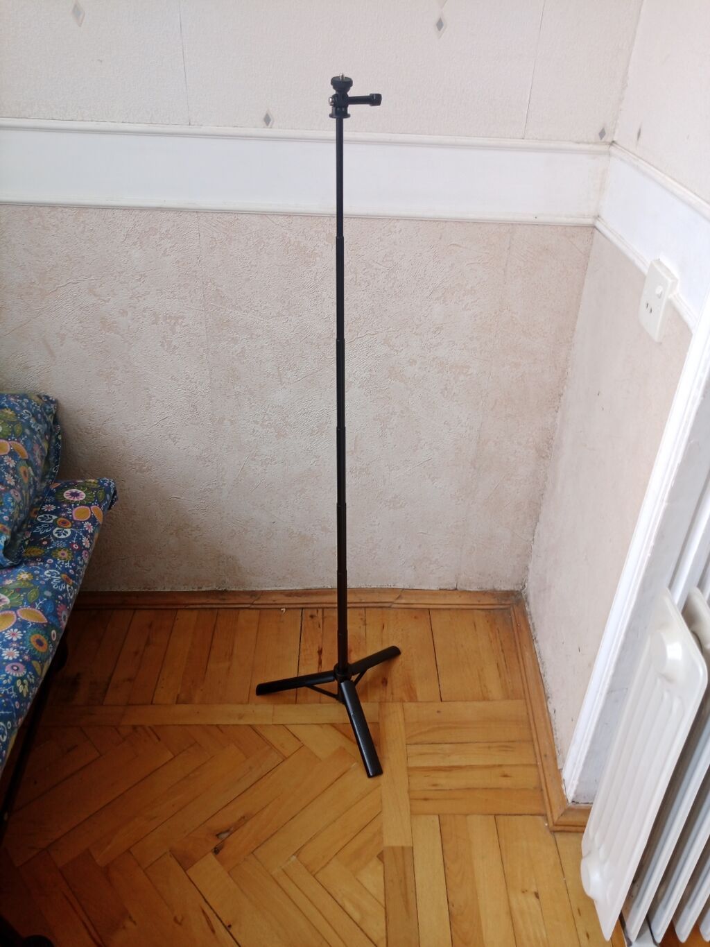Qatlana bilən teleskopik tripod/selfie stick təqdim olunur. Telefon — Elektronika, Bakı (2)